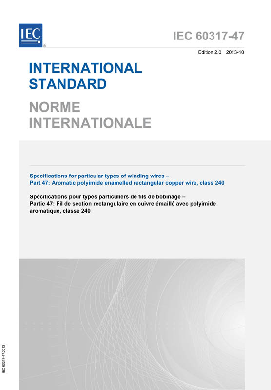Cover IEC 60317-47:2013